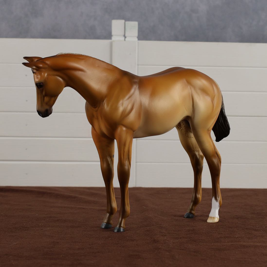 Beverly Peaches OOAK EFCM Stock Horse Weanling by Tiffany Purdy GS26