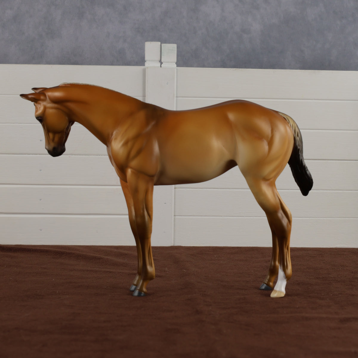 Beverly Peaches OOAK EFCM Stock Horse Weanling by Tiffany Purdy GS26