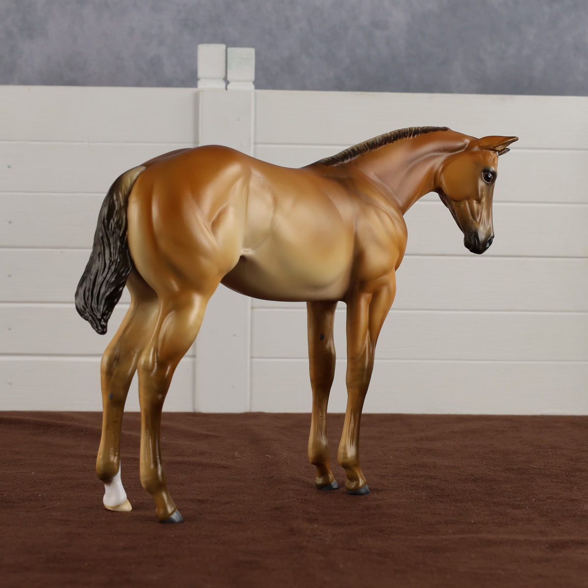 Beverly Peaches OOAK EFCM Stock Horse Weanling by Tiffany Purdy GS26