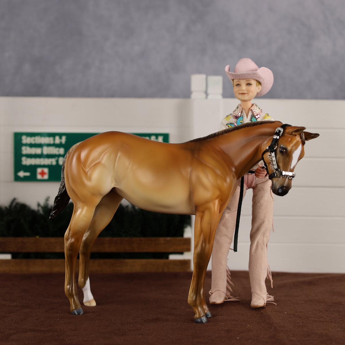 Beverly Peaches OOAK EFCM Stock Horse Weanling by Tiffany Purdy GS26