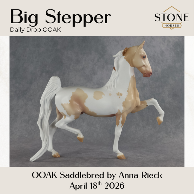 Big Stepper OOAK Saddlebred by Anna Rieck DDOOAKs26