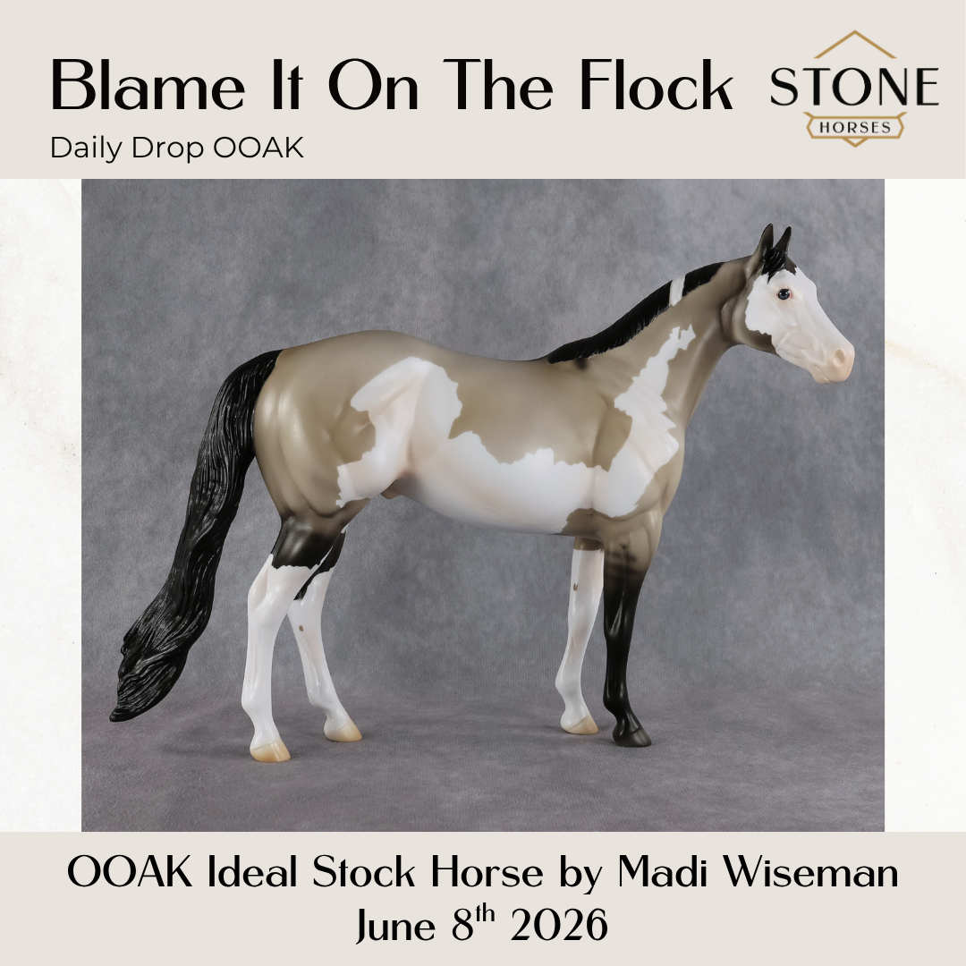 Blame It On The Flock OOAK Ideal Stock Horse by Madi Wiseman DDOOAKs26