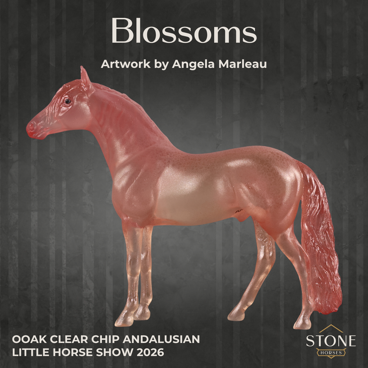 Blossoms OOAK Clear Chip Andalusian by Angela Marleau LHS26