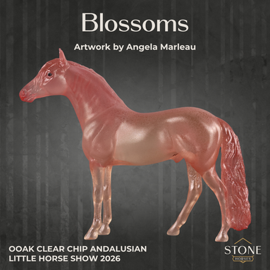 Blossoms OOAK Clear Chip Andalusian by Angela Marleau LHS26