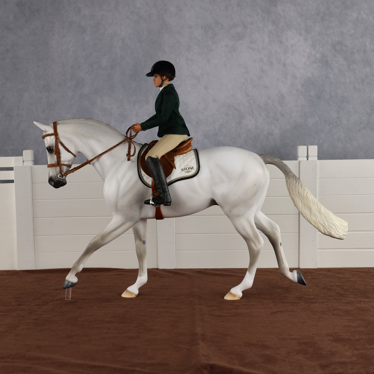 Blue Steel OOAK EFCM Thoroughbred by Tiffany Purdy MM26