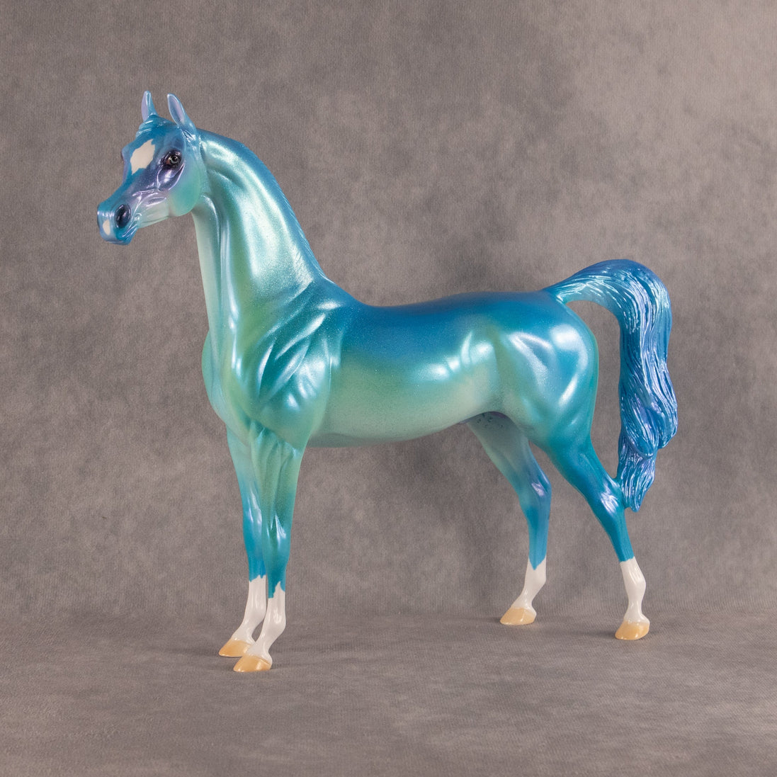 Blue Raspberry Slushie OOAK Arabian Stallion by Erin Corbett EQ26