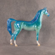 Blue Raspberry Slushie OOAK Arabian Stallion by Erin Corbett EQ26