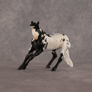 Bonjour OOAK Chip Cutting Horse by Alex Fortman LHS26