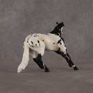 Bonjour OOAK Chip Cutting Horse by Alex Fortman LHS26
