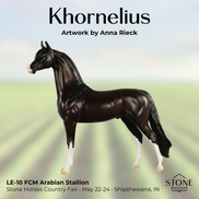 Khornelius LE-10 FCM Arabian Stallion by Anna Rieck SHCF26