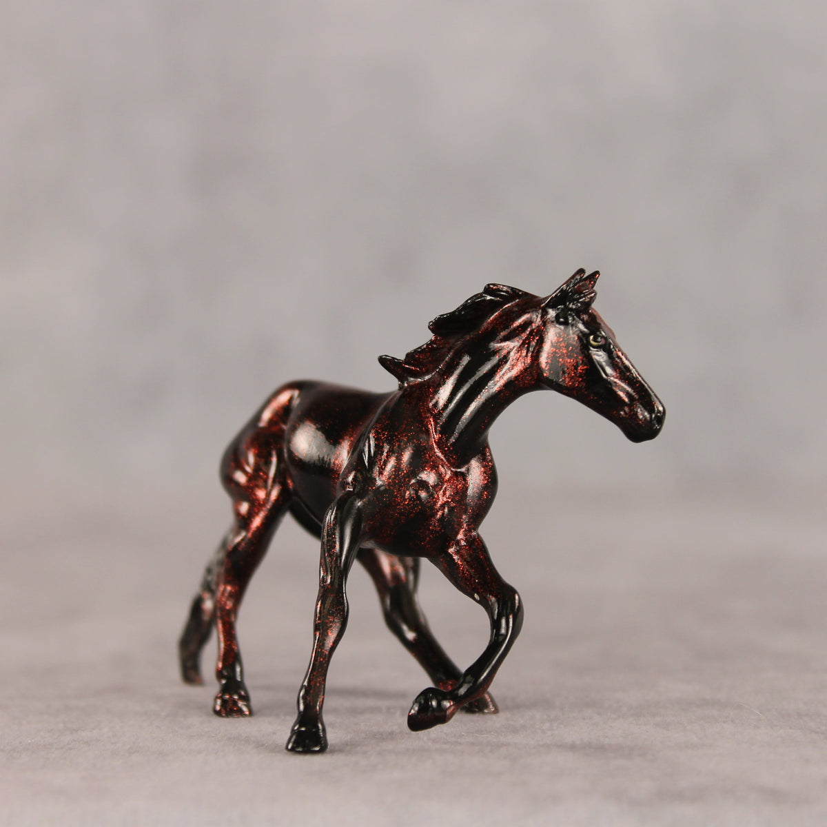 Breakup Song OOAK Chip Cutting Horse by Julie Keim VV26