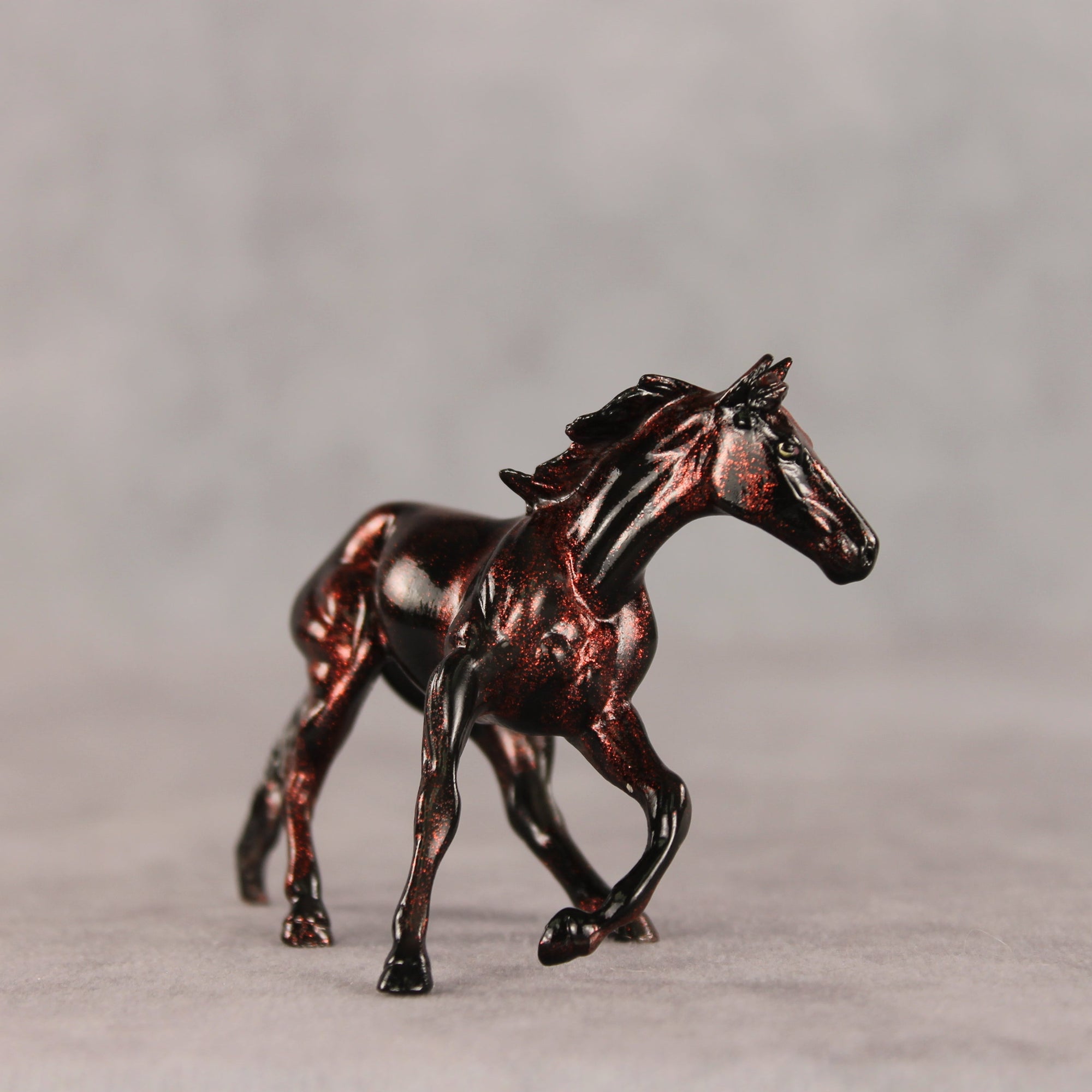 Breakup Song OOAK Chip Cutting Horse by Julie Keim VV26
