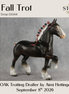 A Fall Trot OOAK Trotting Drafter by Aimi Hettinger DDOOAKs26