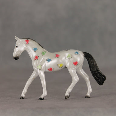 Candy Hearts OOAK Chip Warmblood by Dawn Quick VV26