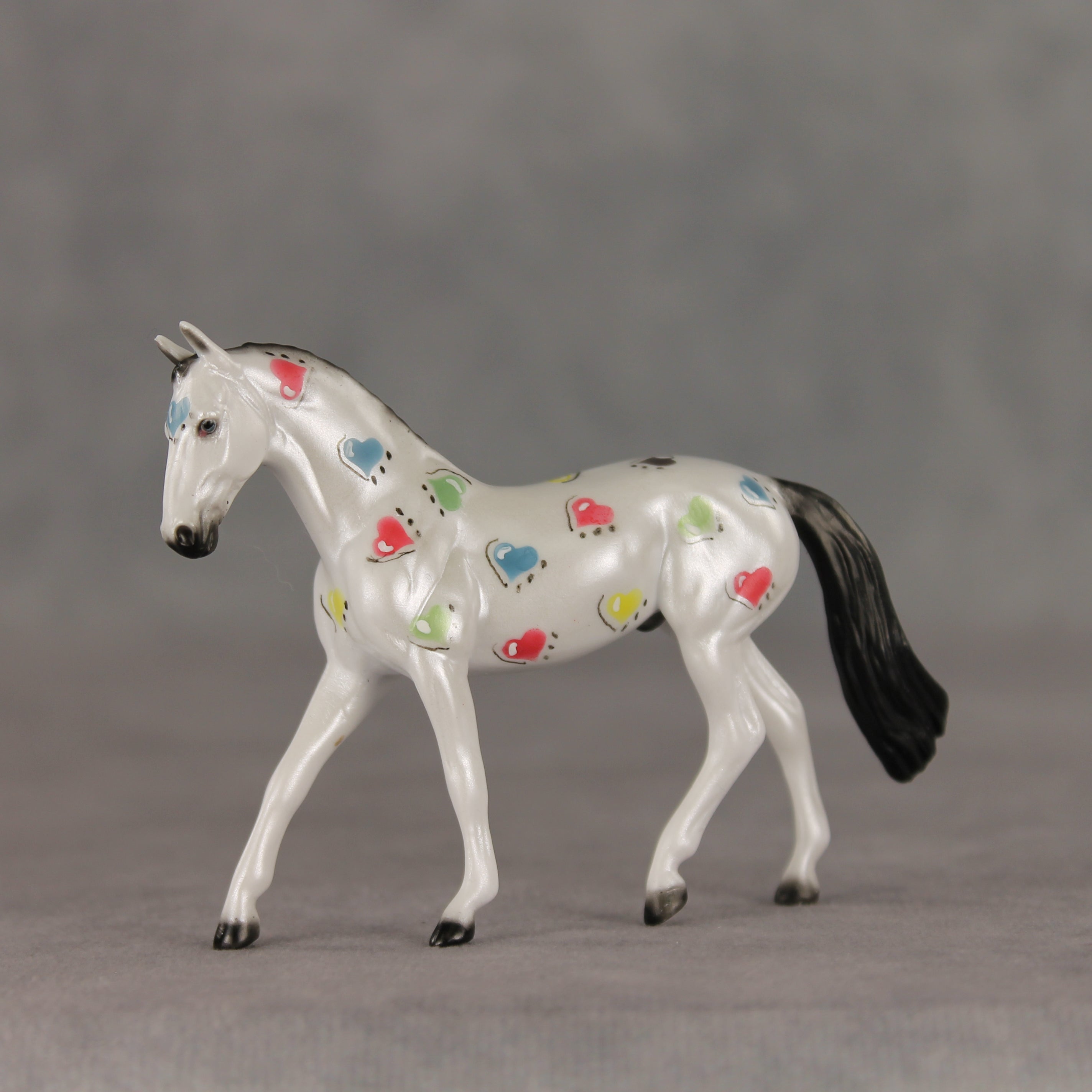 Candy Hearts OOAK Chip Warmblood by Dawn Quick VV26