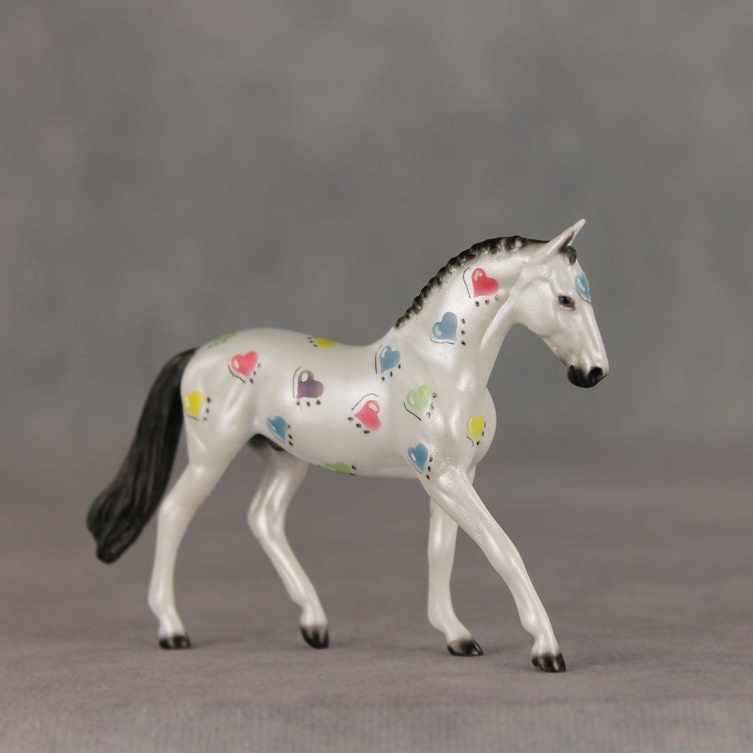 Candy Hearts OOAK Chip Warmblood by Dawn Quick VV26