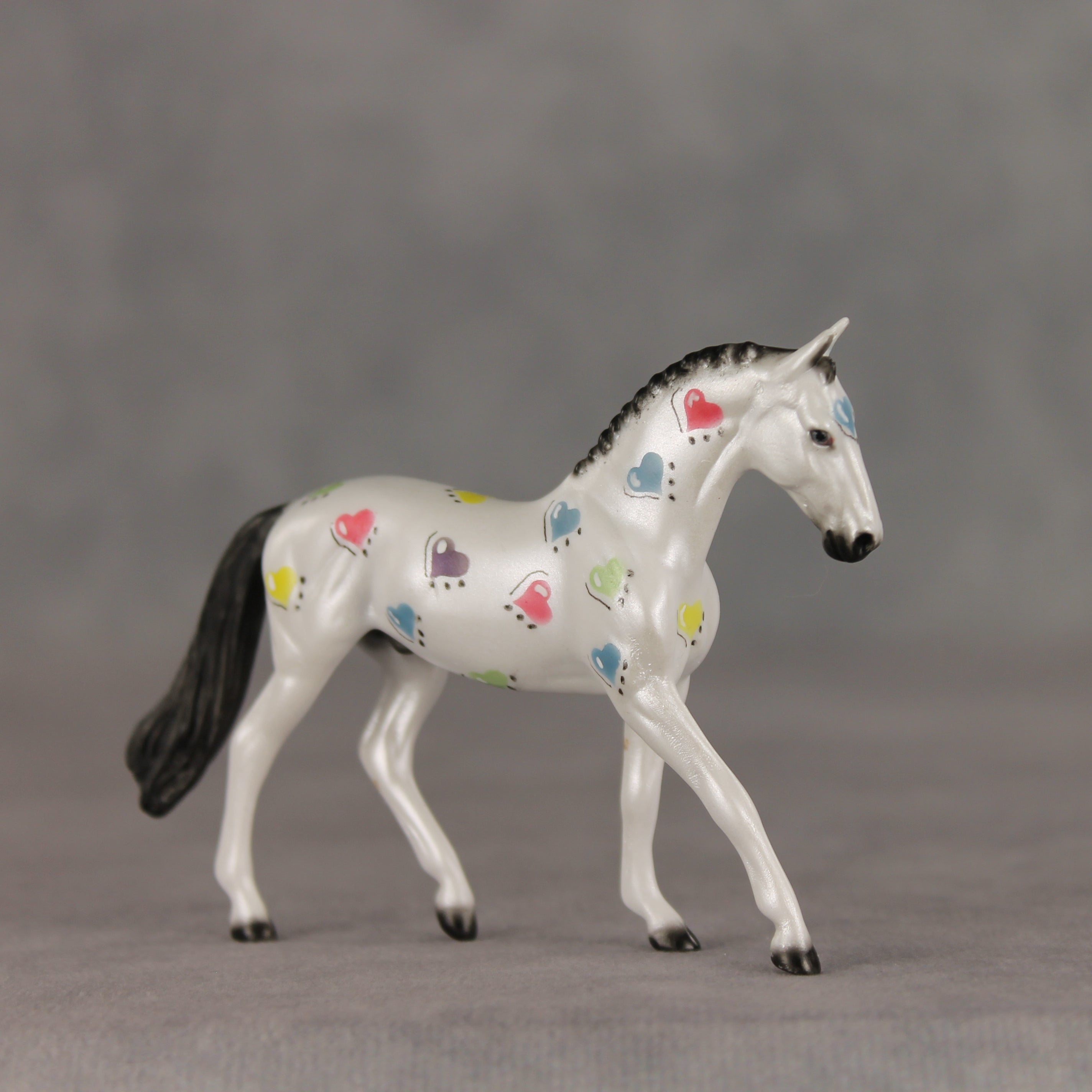 Candy Hearts OOAK Chip Warmblood by Dawn Quick VV26