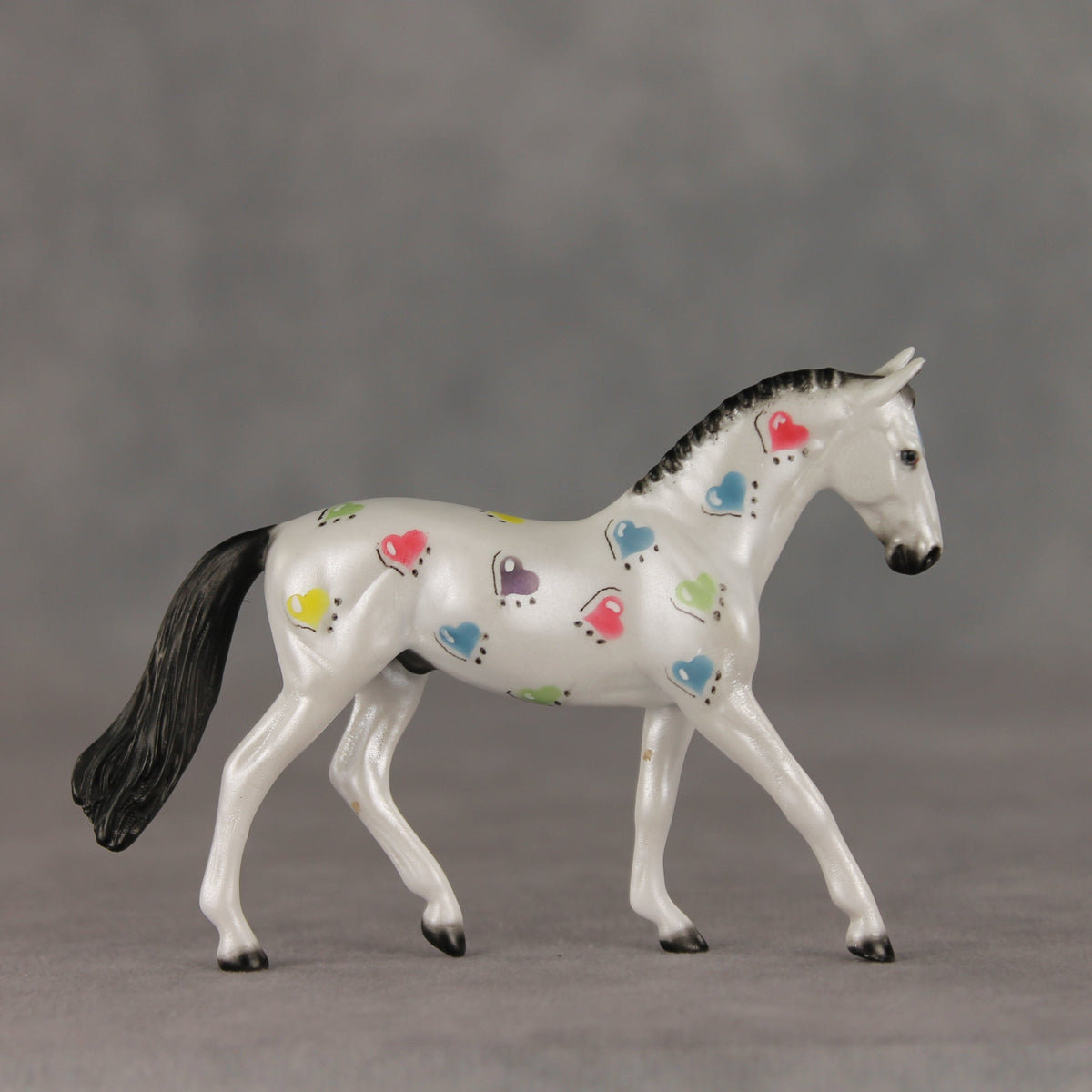 Candy Hearts OOAK Chip Warmblood by Dawn Quick VV26