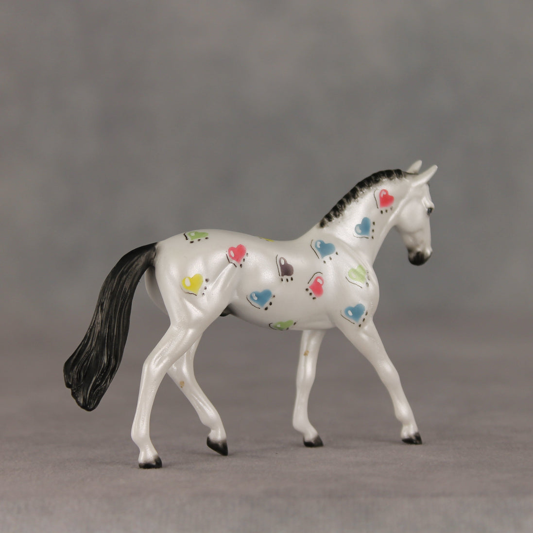 Candy Hearts OOAK Chip Warmblood by Dawn Quick VV26