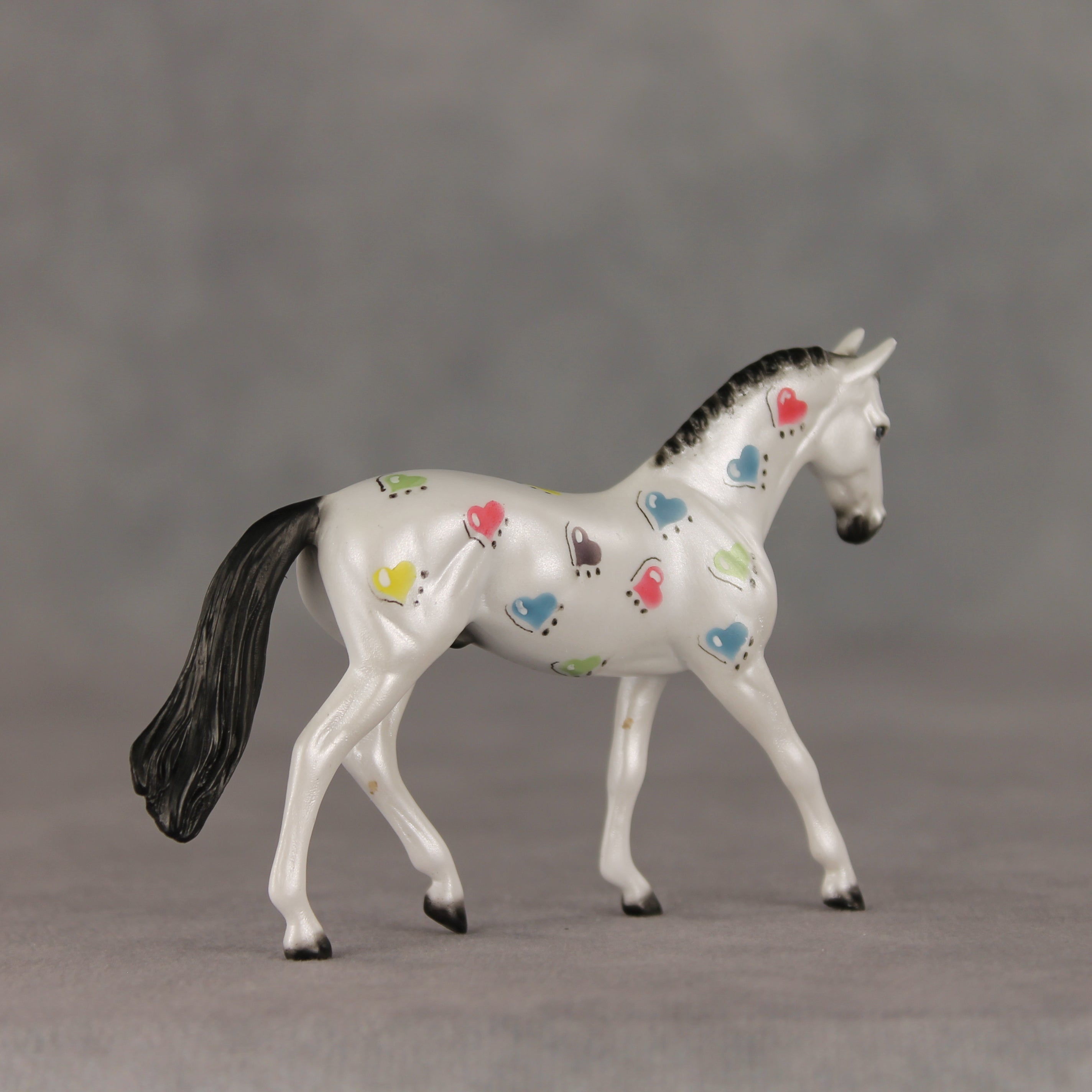 Candy Hearts OOAK Chip Warmblood by Dawn Quick VV26