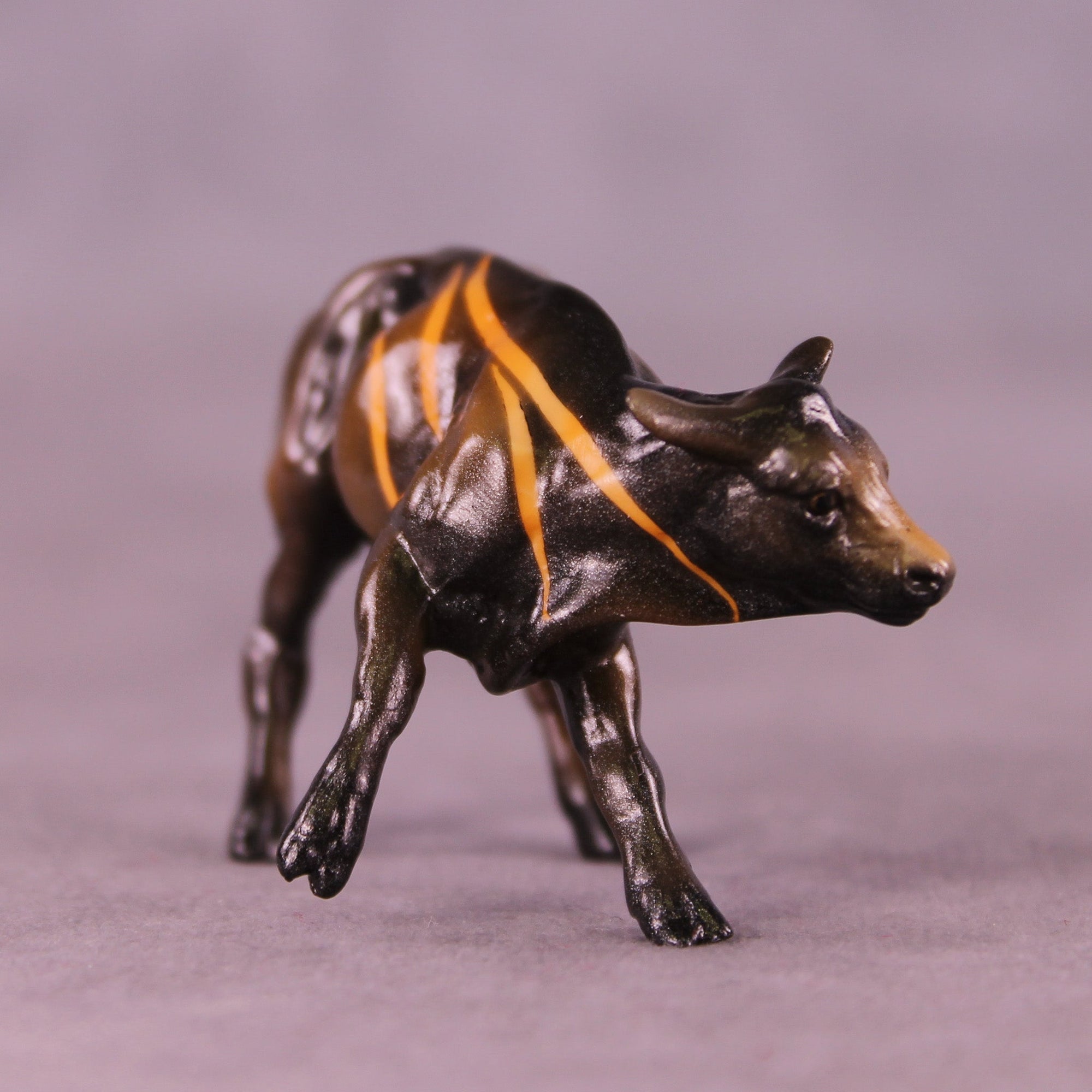 Caramel Latte  OOAK Chip Cow by Kike (Enrique) Duarte MM25 Group D