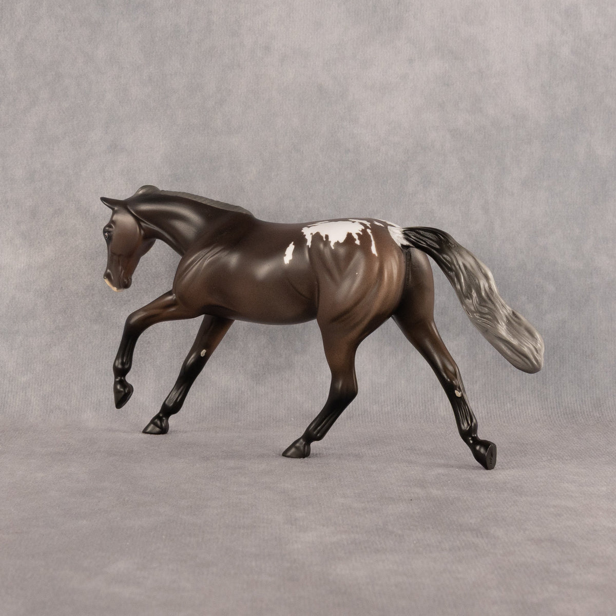Careful Now OOAK Pebble Stock Horse by Alex Fortman LHS26