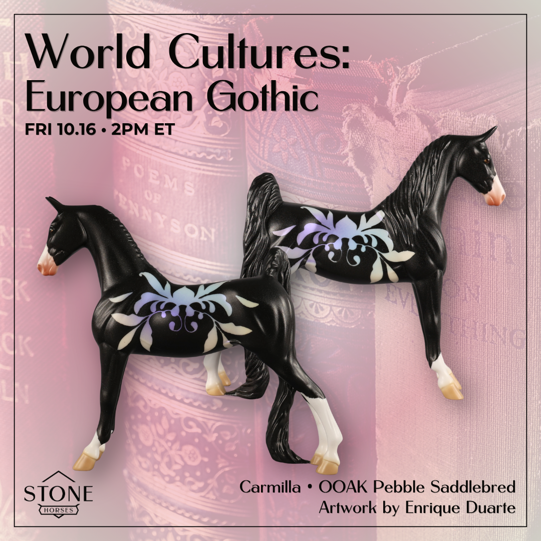 Carmilla OOAK Pebble Saddlebred by Enrique Duarte WC26
