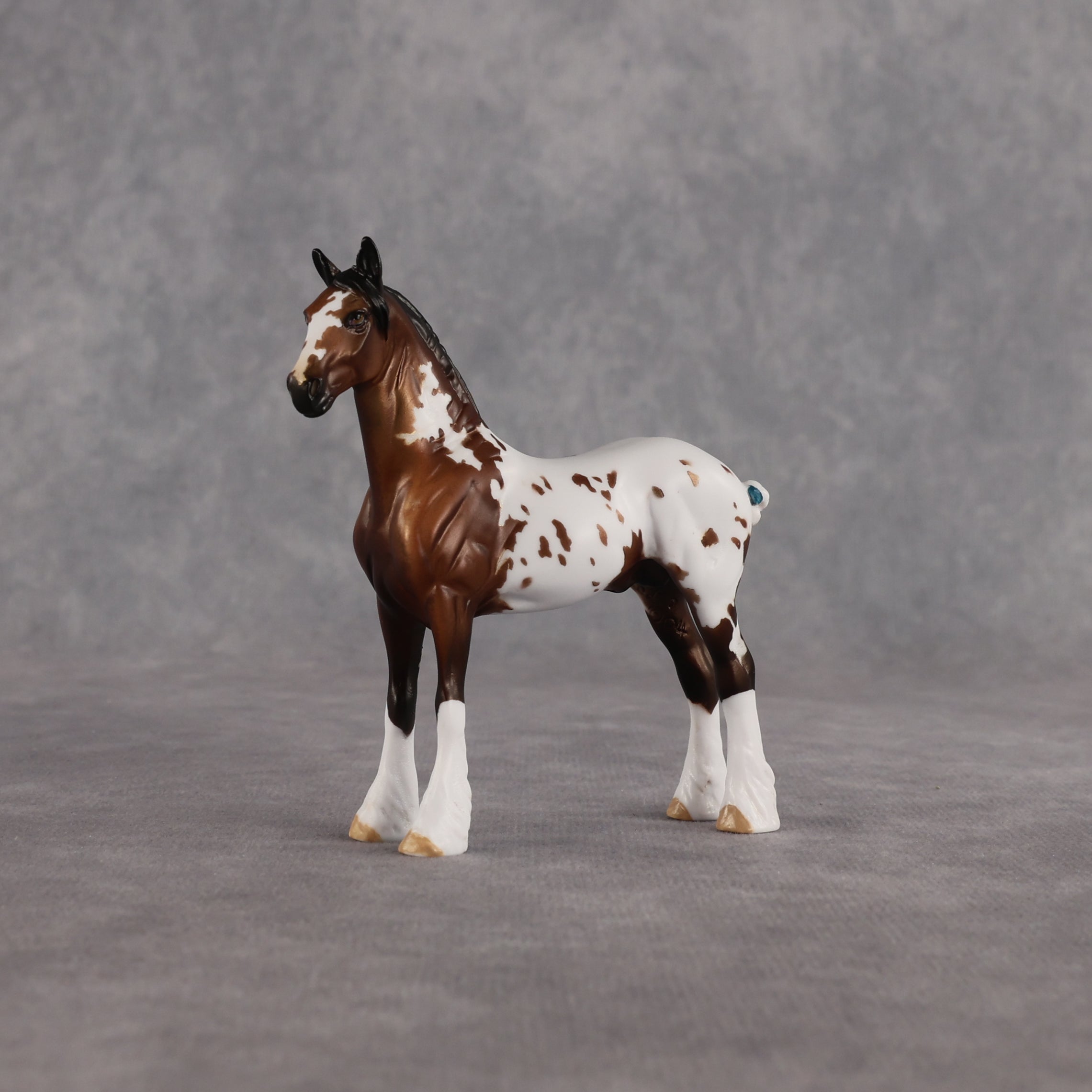 Casa Flocka OOAK Chip Standing Drafter by Dawn Quick EQ26