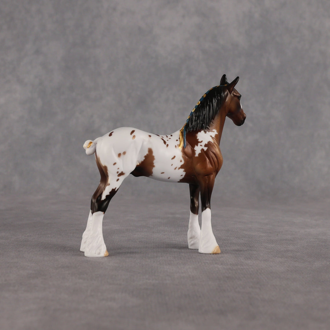 Casa Flocka OOAK Chip Standing Drafter by Dawn Quick EQ26