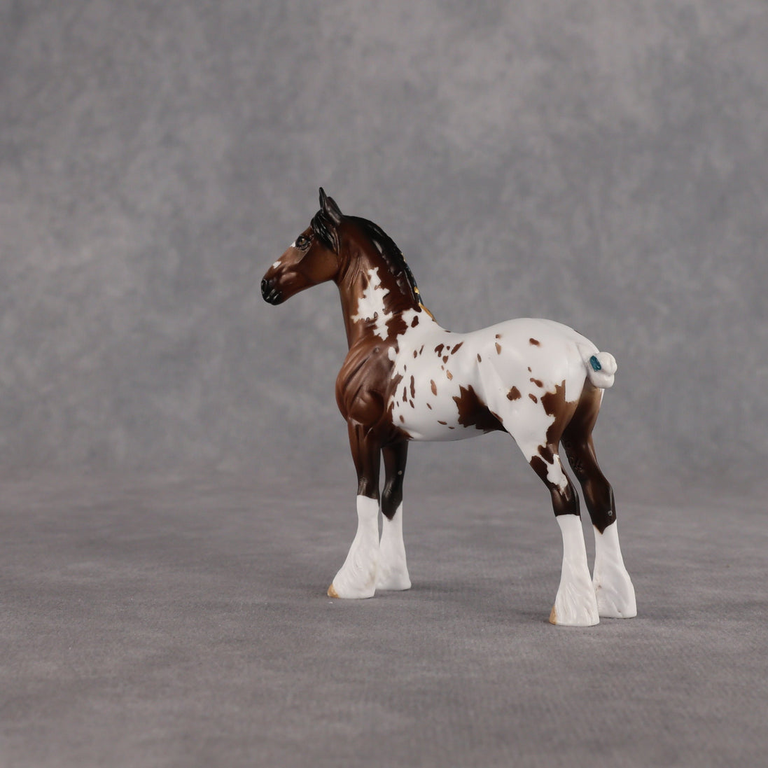 Casa Flocka OOAK Chip Standing Drafter by Dawn Quick EQ26