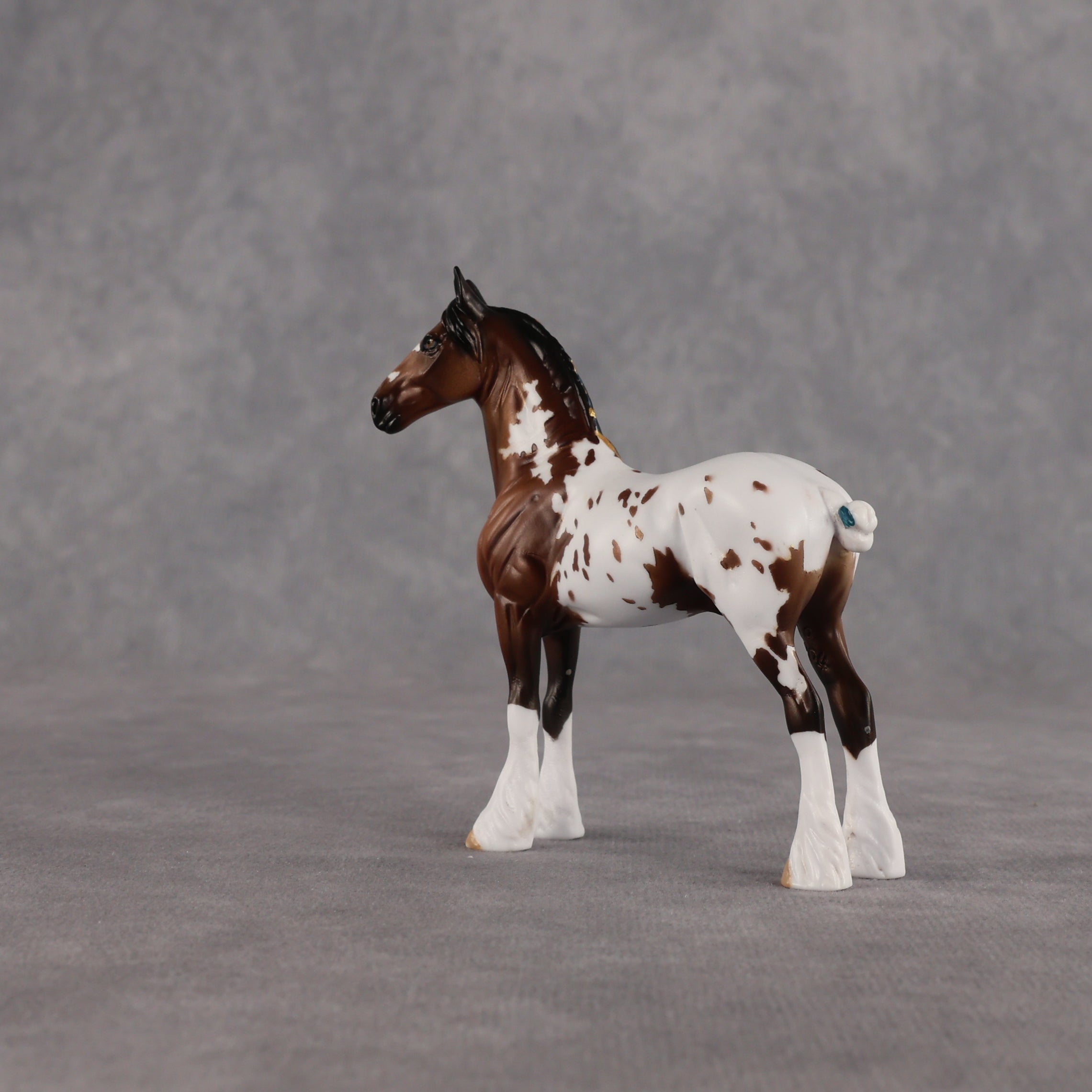 Casa Flocka OOAK Chip Standing Drafter by Dawn Quick EQ26