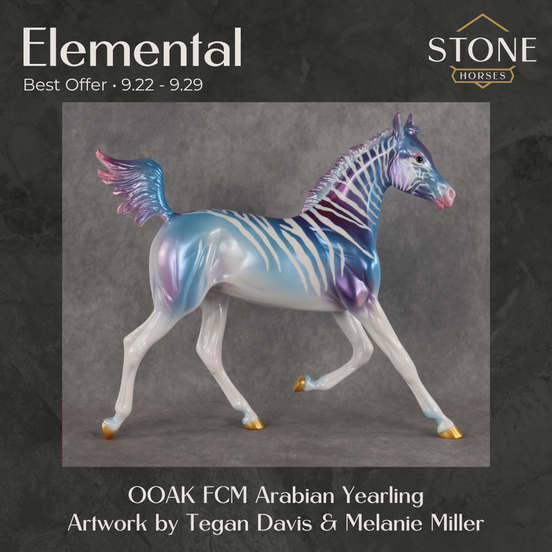 Elemental OOAK FCM Arabian Yearling by Tegan Davis Best Offer 9.22.2026