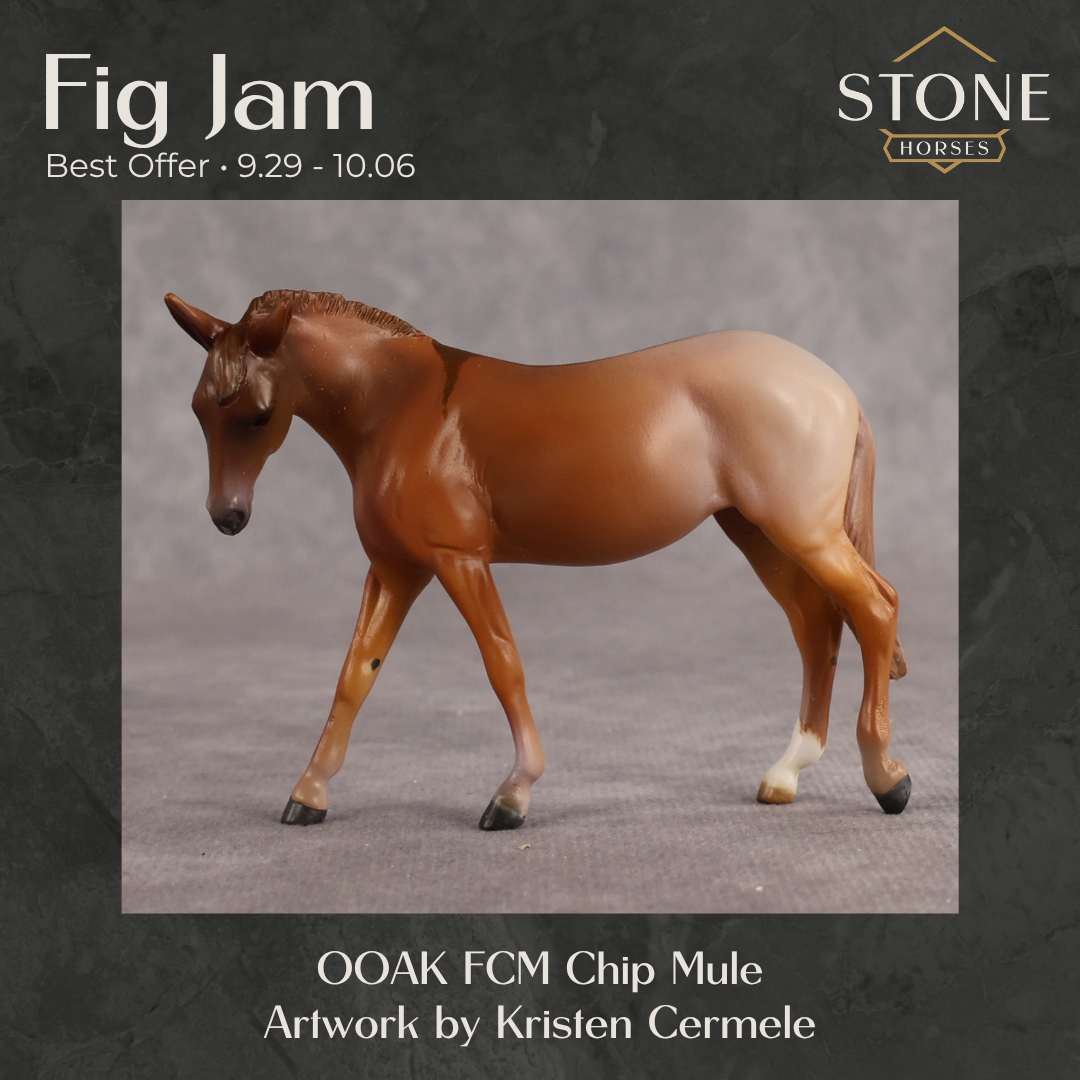 Fig Jam OOAK FCM Chip Mule by Carly Kudalis Best Offer 9.29.2026