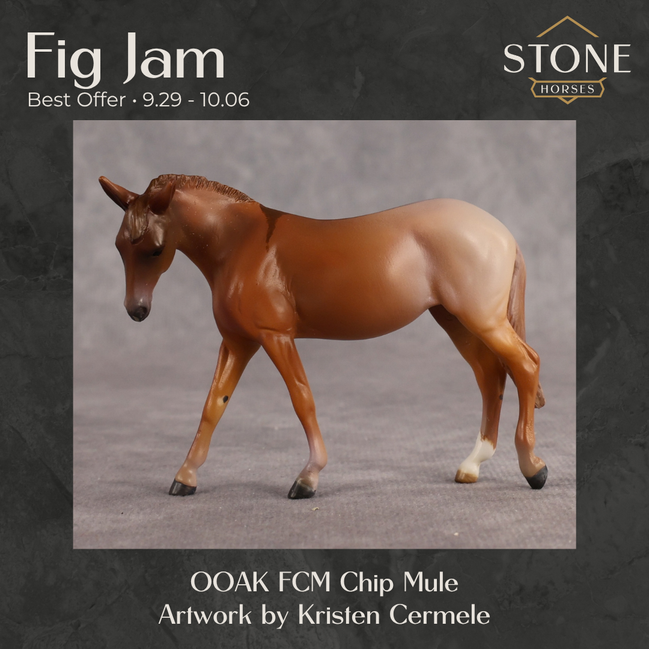Fig Jam OOAK FCM Chip Mule by Carly Kudalis Best Offer 9.29.2026