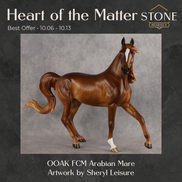 The Heart of the Matter OOAK FCM Arabian Mare by Sheryl Leisure Best Offer 10.6.2026