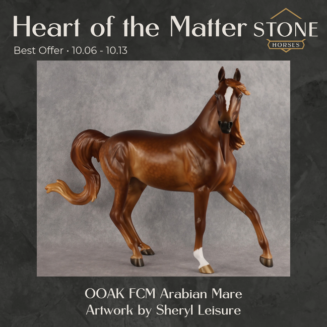 The Heart of the Matter OOAK FCM Arabian Mare by Sheryl Leisure Best Offer 10.6.2026