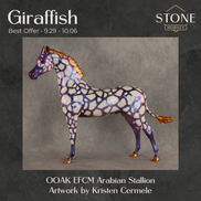 Giraffish OOAK EFCM Arabian Stallion by Kristen Cermele Best Offer 9.29.2026