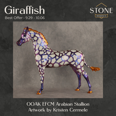 Giraffish OOAK EFCM Arabian Stallion by Kristen Cermele Best Offer 9.29.2026