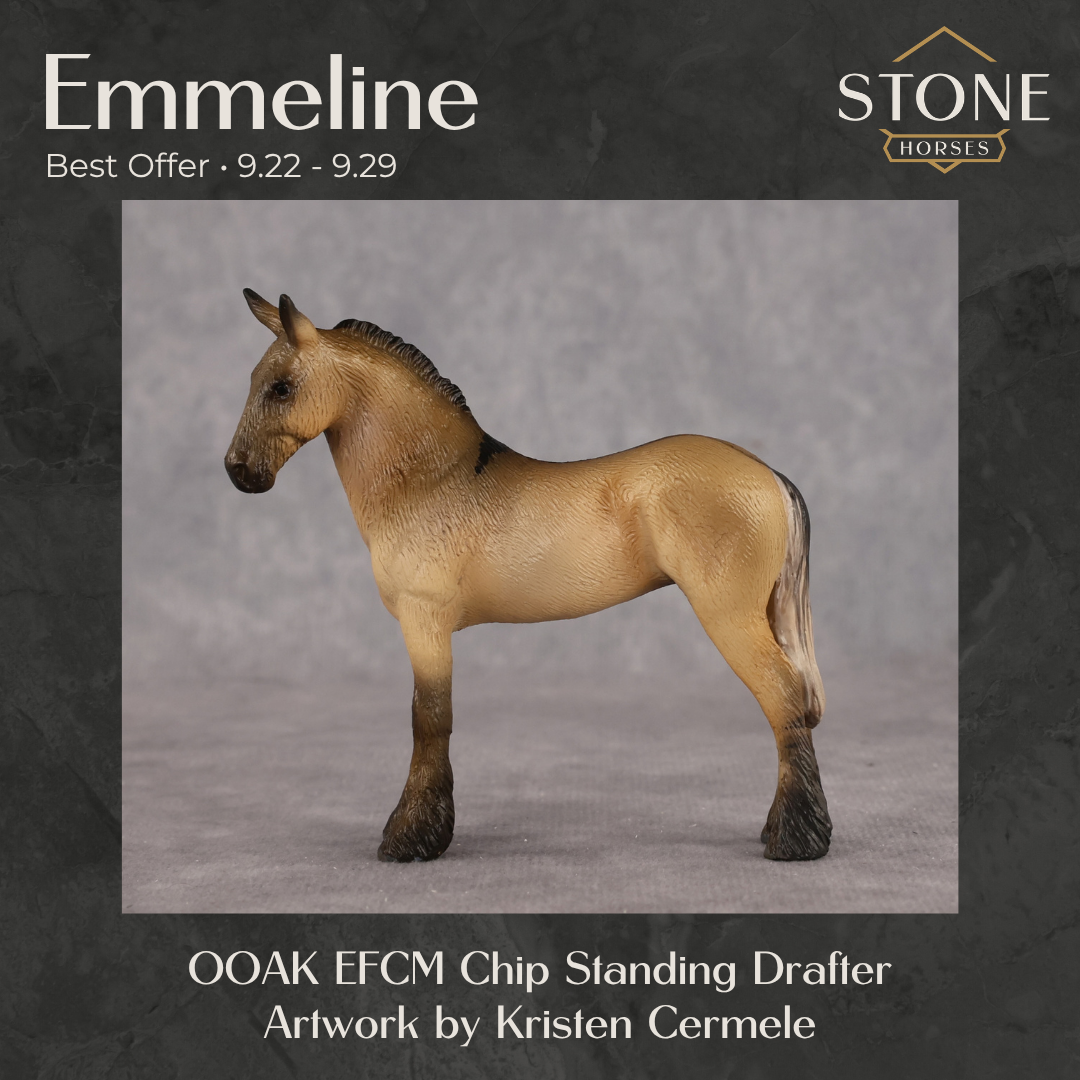 Emmeline OOAK EFCM Chip Standing Drafter by Kristen Cermele Best Offer 9.22.2026