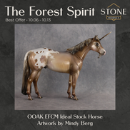 The Forest Spirit OOAK EFCM Ideal Stock Horse by Mindy Berg Best Offer 10.6.2026