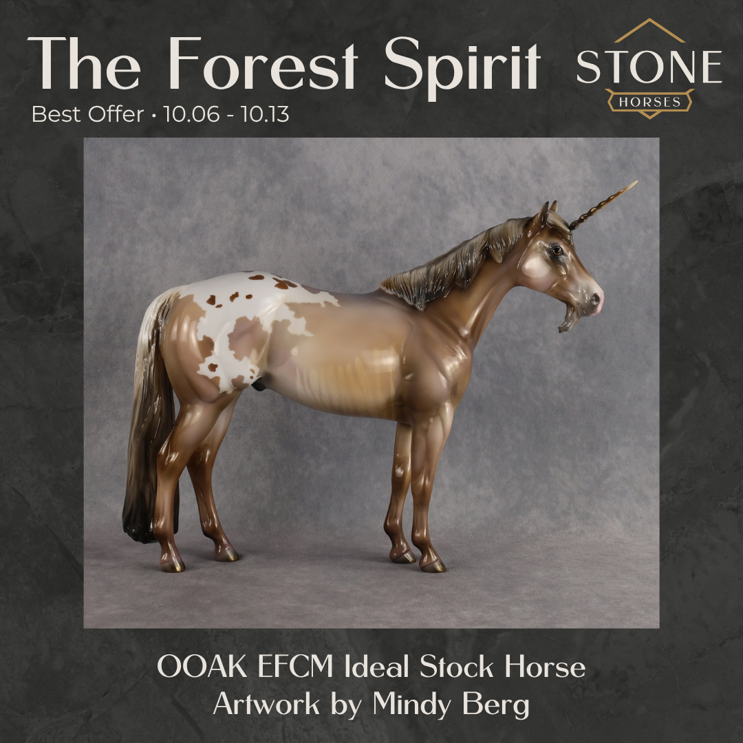 The Forest Spirit OOAK EFCM Ideal Stock Horse by Mindy Berg Best Offer 10.6.2026