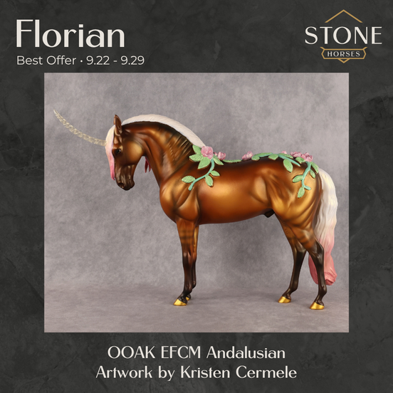 Florian OOAK EFCM Andalusian by Kristen Cermele Best Offer 9.22.2026