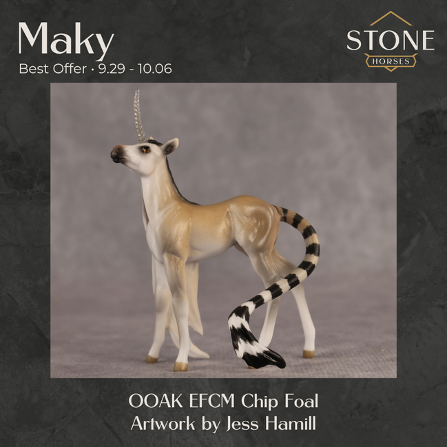 Maky OOAK EFCM Chip Foal by Jess Hamill Best Offer 9.29.2026