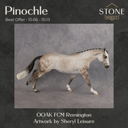 Pinochle OOAK FCM Remington by Sheryl Leisure Best Offer 10.6.2026