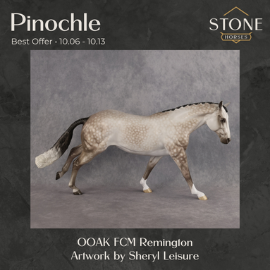 Pinochle OOAK FCM Remington by Sheryl Leisure Best Offer 10.6.2026