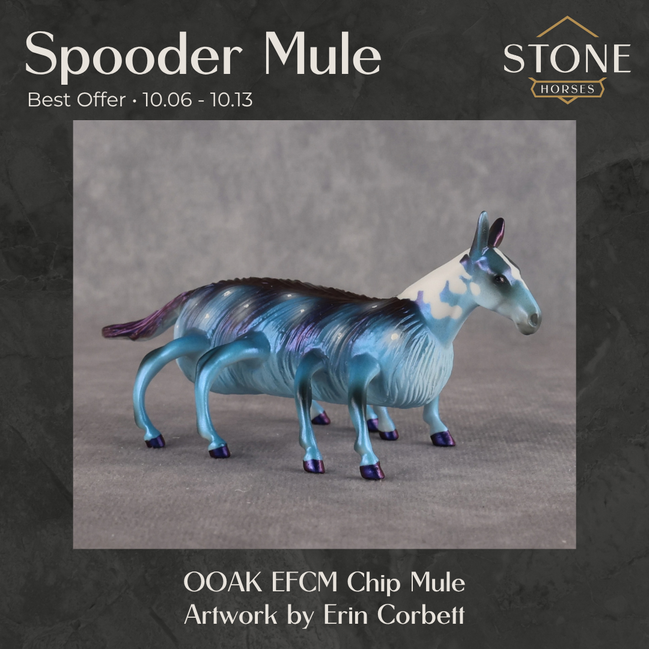 Spooder Mule OOAK EFCM Chip Mule by Erin Corbett Best Offer 10.6.2026