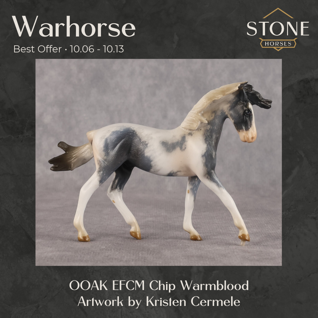 Warhorse OOAK EFCM Chip Warmblood by Kristen Cermele Best Offer 10.6.2026