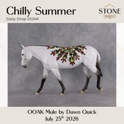 Chilly Summer OOAK Mule by Dawn Quick DDOOAKs26
