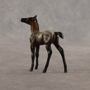 Cookie & Chocolate Chip OOAK Chip FCM Stock Horse & Chip Foal by Anna Rieck SCD26