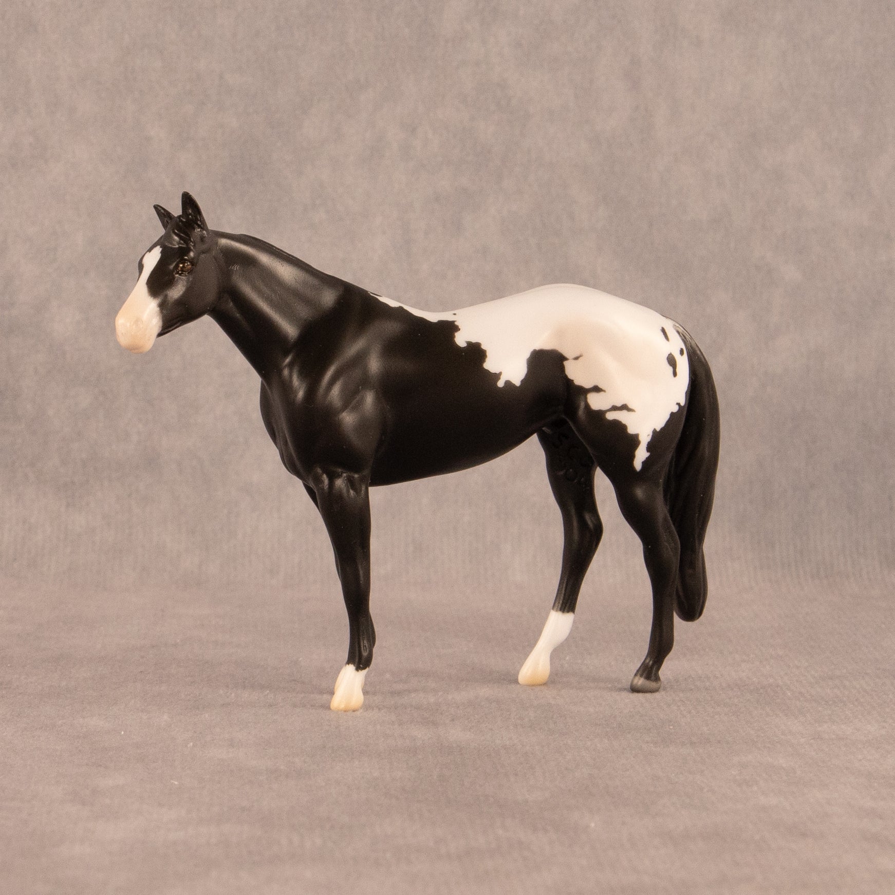 Chocolate Chunk OOAK Chip Stock Horse by Madi Wiseman EQ26